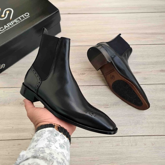 Men's Leather Chelsea Boots | Handmade - Picture 3 of 8